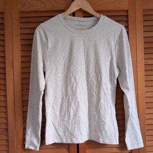 ✨ Abercrombie & Fitch Grey Long Sleeve Stretch Top – Women’s Size Large – Like N